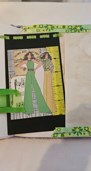 Sewing Pattern Journal McCalls 7045 Handmade Junk Journal