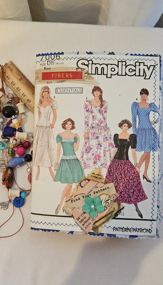 Sewing Pattern Journal Simplicity 7006 Handmade Junk Journal