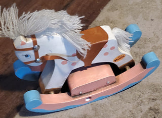 1980 VINTAGE MUSICAL ROCKING HORSE