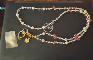 Pearls & Diamond Lanyard