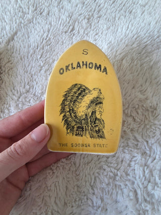 Vintage Oklamhoma Salt and Pepper Shakers RSV