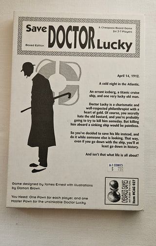Save Doctor Lucky Cheapass Games Vintage Card Game Insert Set