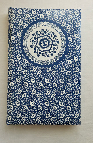 Blue and White Spiritual Journal Gibson Inspirational Notebook