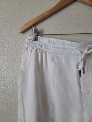 NEW! Kersh white drawstring shorts