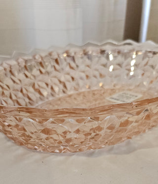 VTG "Holiday" /"Buttons & Bows" Oval Vegetable Bowl