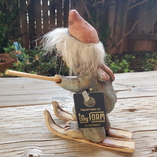NyForm Troll Skier Figurine Norway