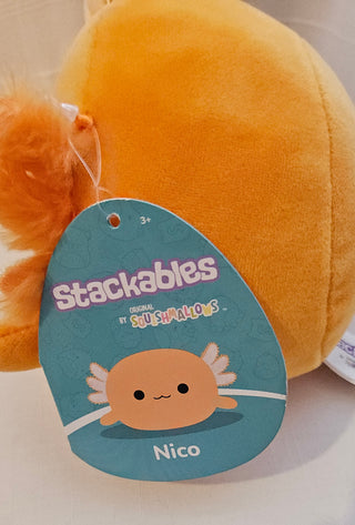 Squishmallows Stackables Nico Axolotl Plush