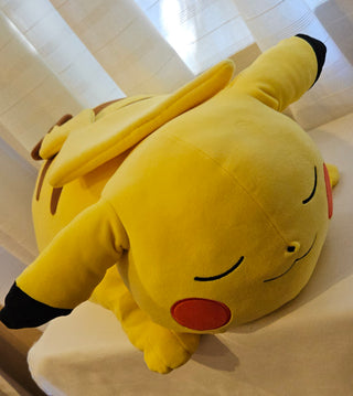 Pokemon Sleeping Pikachu Plush Pillow 2023