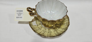 VNTG Japanese Porcelain Teacup & Saucer