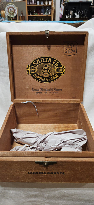 Cigar Box, Santa Fe, VNTG, 1946-66