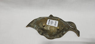Vintage Brass Leaf Trinket Dish
