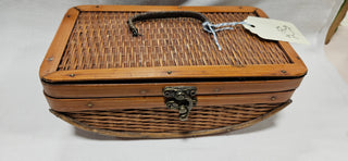 Vintage Woven Sewing/Storage Box