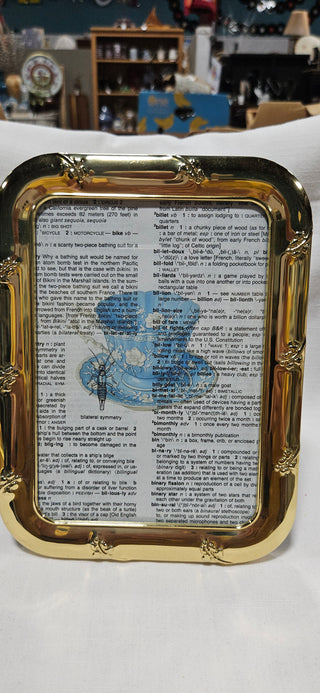 Gold Metal Frame · 6×8
Teacup Book Page Art