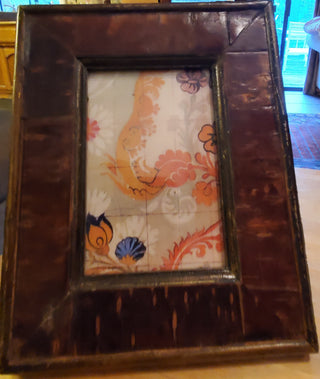 Vintage brown wood frame