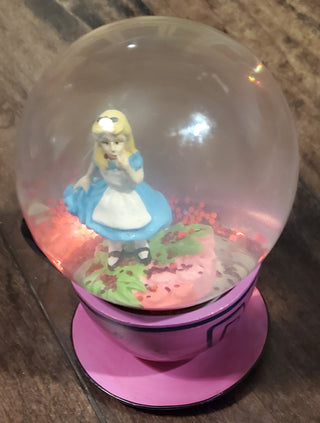 Alice in wonderland globe