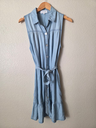 NEW! Bella Dahl chambray dress with shell buttons