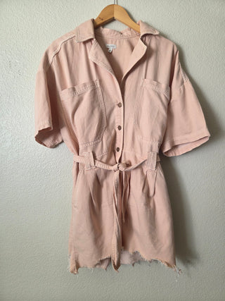 NEW! Pilcro peach denim dress