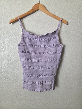 NEW! H&M lavender smocked tank