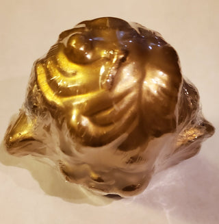 Cherub gold candle