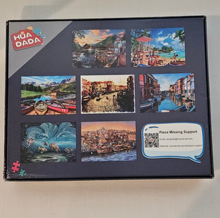 HUADADA Lakeside Village 1000 Piece Puzzle