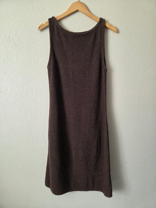 American Living brown knit dress