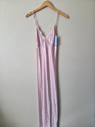 Alcea Rosea pink satin night gown - NWT