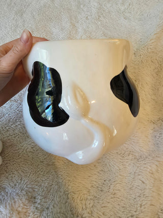 Vintage Ceramic Holstein Cow cookie jar