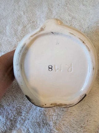 Vintage Ceramic Holstein Cow cookie jar