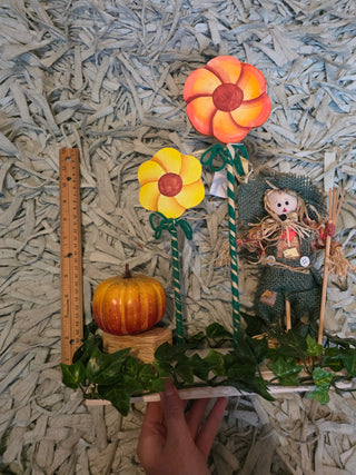 Fall scarecrow wooden decor