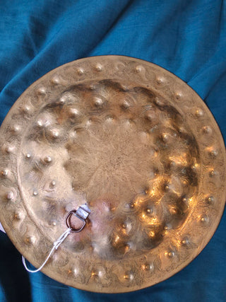 1950s Brass handmade Egyptian plate