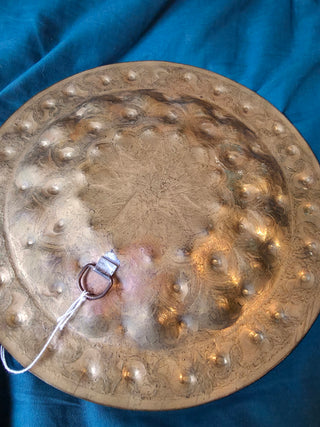 1950s Brass handmade Egyptian plate