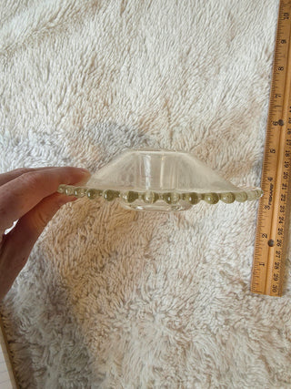 Vintage imperial glass candle stick holders