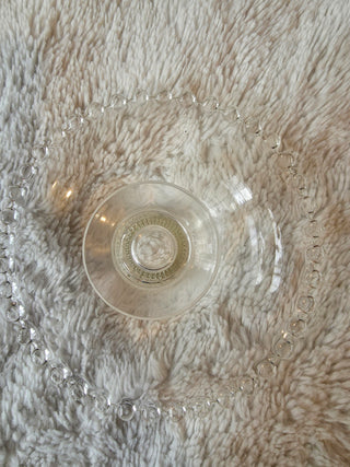 Vintage imperial glass candle stick holders