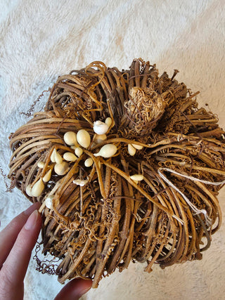 Rattan wicker punpkin