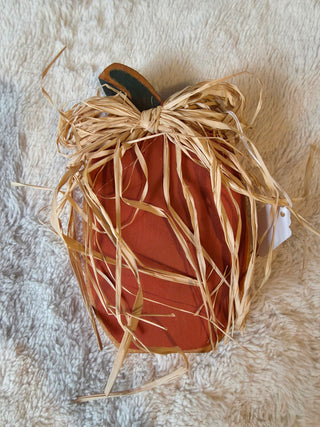 Wooden pumpkin decor