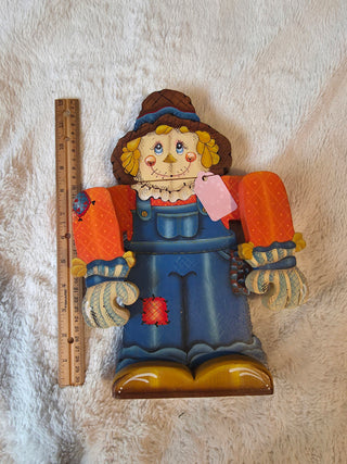 Painted wooden Scarecrow