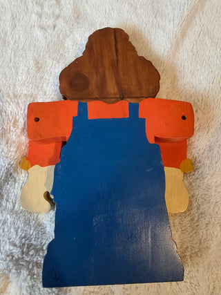 Painted wooden Scarecrow