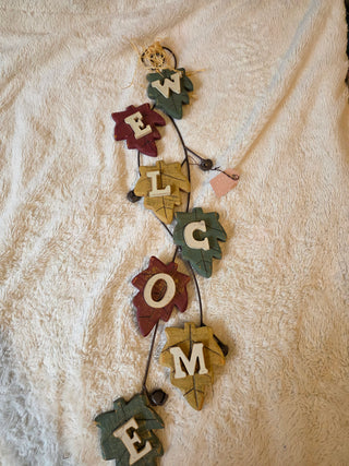 Welcome Leaf Fall Sign