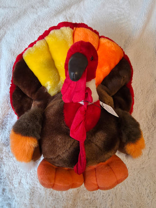 Vintage turkey thanksgiving plush