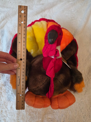 Vintage turkey thanksgiving plush