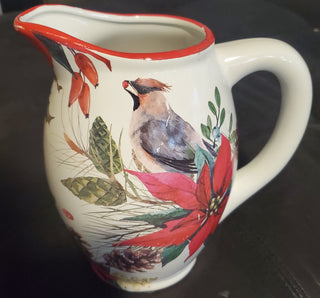 Flower/Bird pitcher