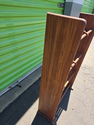 Wooden media bookshelf