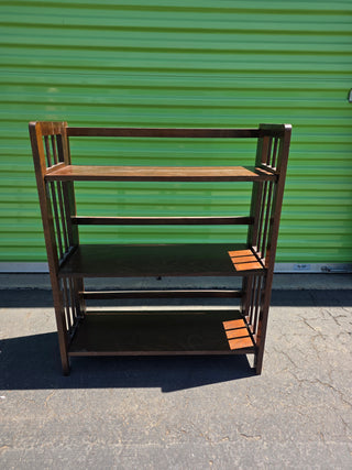 Vintage Mid Century Modern Foldable Bookshelf