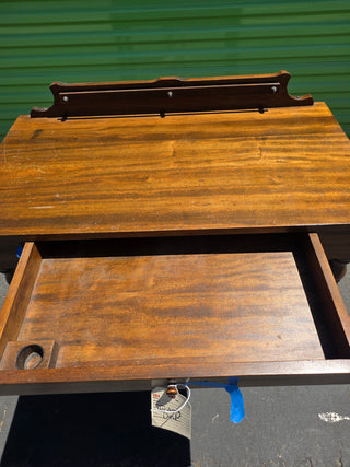 Vintage wooden writing desk