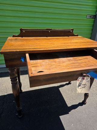 Vintage wooden writing desk