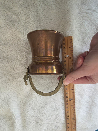 Large Copper Pot/Vessel with Swing Handle