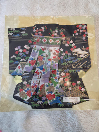 1950s/70s Play Handkerchief Japanese Kimono Handkerchief