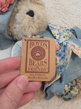 Boyds Bears ALLISON ROSE BERRIWEATHER 2003 6” Plush