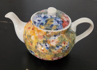 2 pc floral tea pot
