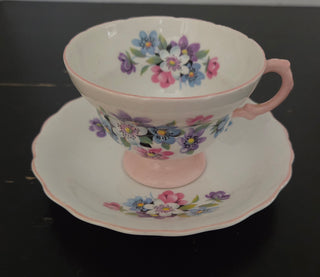2 pc floral Tea cup and saucer